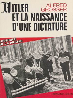 cover image of Hitler et la naissance d'une dictature